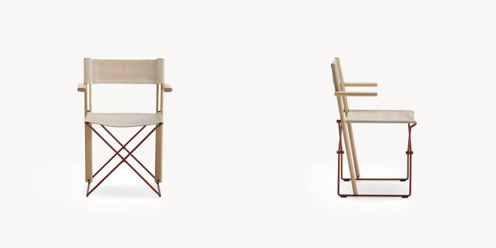 BACCHETTE - Folding fabric chair 